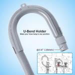 10ft Drain Hose Extension Kit for LG GE Samsung