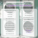 Samsung Washer Door Boot Seal Gasket Diaphragm