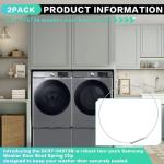 Samsung Washer Door Boot Spring Clamp Assembly, 2 Pack