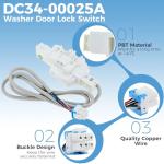 Samsung Washer Door Lock Switch Replacement, DC34-00025A