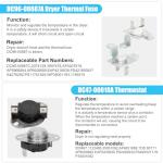 Samsung Dryer Heating Element Replacement DC97-14486A