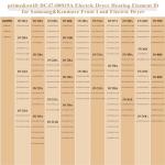 2 Pack DC47-00019A Samsung Dryer Heating Elements