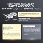 TOPDC DC47-00019A Samsung Dryer Heating Element