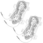 2 Pack Samsung Dryer Heating Element DC47-00019A