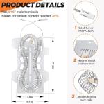 Beaquicy Dryer Heating Element Kit for Samsung