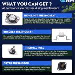 Dryer Heating Element for Samsung Models