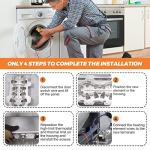 Beaquicy Dryer Heating Element Kit for Samsung