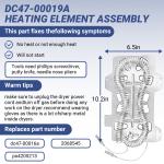 Samsung Dryer Heating Element DC47-00019A and More