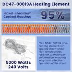 Samsung Dryer Heating Element DC47-00019A Replacement