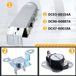 Samsung Dryer Heating Element Assembly DC93-00154A