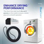 Dual Ball Bearings Drum Belt & Idler Pulley