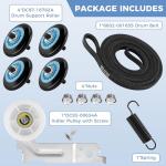 Samsung Dryer Roller Replacement Kit with Belt & Pulley