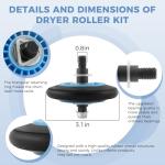 Samsung Dryer Roller Replacement Kit with Belt & Pulley