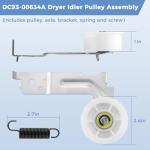 Samsung Dryer Roller Replacement Kit with Belt & Pulley