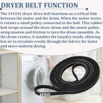 Whirlpool & Kenmore Dryer Drum Belt 341241