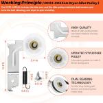 Beaquicy Samsung Dryer Repair Kit with Parts