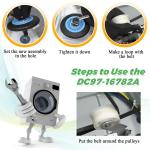 Samsung Dryer Repair Kit: Belt, Rollers, Idler Bearing
