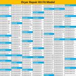 Samsung Dryer Roller Repair Kit for DV42 Models
