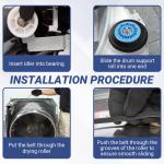 Samsung Dryer Repair Kit: Roller and Belt Combo