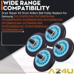 Samsung Dryer Repair Kit with Roller, Belt, Pulley