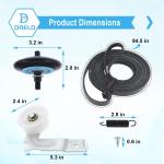 Samsung Dryer Repair Kit with Drum Parts