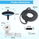 Samsung Dryer Repair Kit: Drum Roller, Belt, Pulley