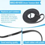 Samsung Dryer Repair Kit: Drum Roller, Belt, Pulley