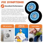 Beaquicy DC97-16782A Dryer Drum Roller Set