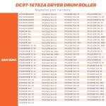Beaquicy DC97-16782A Dryer Drum Roller Set