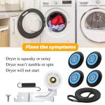 Samsung Dryer Repair Kit with Roller, Belt, Pulley