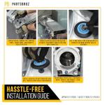 Samsung Dryer Drum Roller 4-Pack Replacement Parts