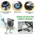Samsung Dryer Repair Kit with Roller, Belt, Pulley