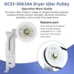 Dryer Roller Repair Kit for Samsung Models