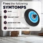 Seentech Drum Support Roller for Samsung Dryers - 4 Pack