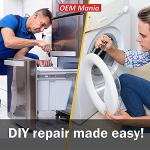 Samsung Dryer Drum Roller Replacement 4-Pack