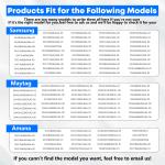 Samsung Dryer Drum Support Roller 4 Pack