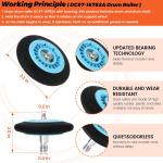 8-Pack Dryer Drum Rollers for Samsung Models