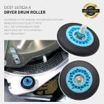 8-Pack Dryer Drum Rollers for Samsung Models