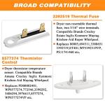 Dryer Thermal Cut-Off Fuse Kit by Blutoget