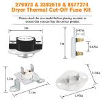 Dryer Thermal Cut-Off Fuse Kit by Blutoget