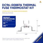 Samsung LG Kenmore Dryer Thermal Fuse & Thermostat Kit