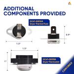Samsung LG Kenmore Dryer Thermal Fuse & Thermostat Kit