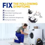 Samsung LG Kenmore Dryer Thermal Fuse & Thermostat Kit