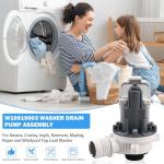 Washer Drain Pump for Whirlpool, Maytag, Kenmore