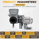 Whirlpool Maytag Washer Drain Pump Replacement Part