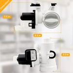 Washer Drain Pump Assembly for Whirlpool and Maytag