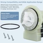 Washer Drain Pump Motor for Whirlpool and Kenmore