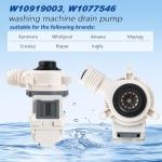 Washer Drain Pump for Whirlpool Amana Kenmore Models