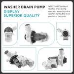 Whirlpool Kenmore Washer Drain Pump Assembly Replacement