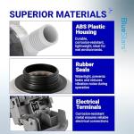 BlueStars Washer Drain Pump for Whirlpool & Kenmore
